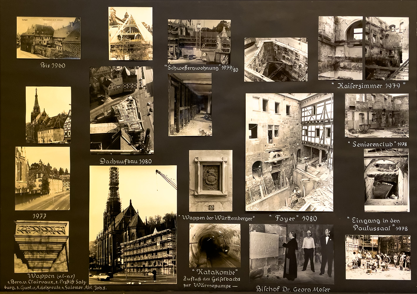 Archivbilder zum Umbau